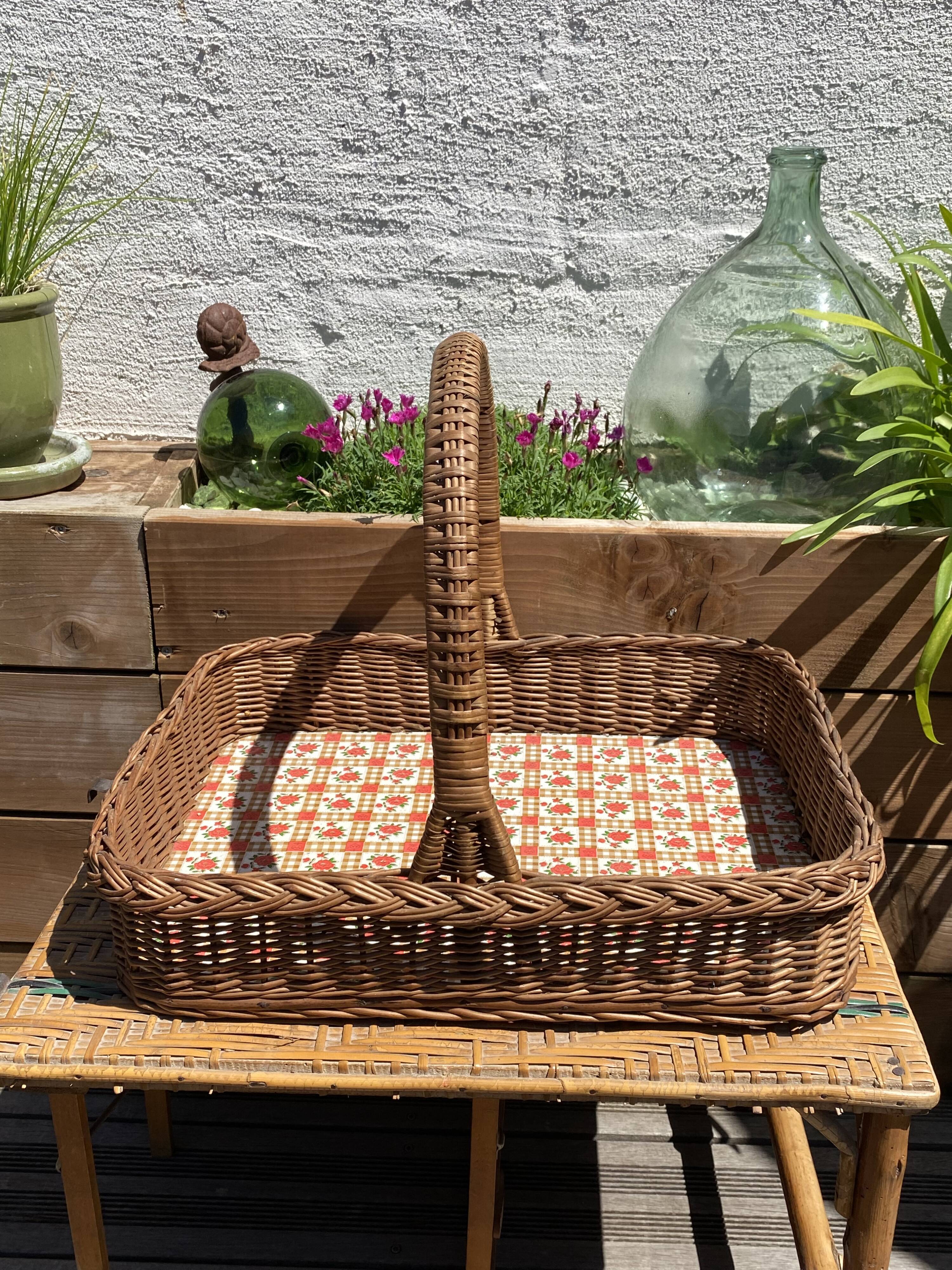 Rattan basket/tray