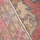 4x8 Rug For Guest Room Red & Pink Vintage Rug, 124x230Cm SK 3780
