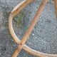 Coat rack parrot in rattan and bamboo