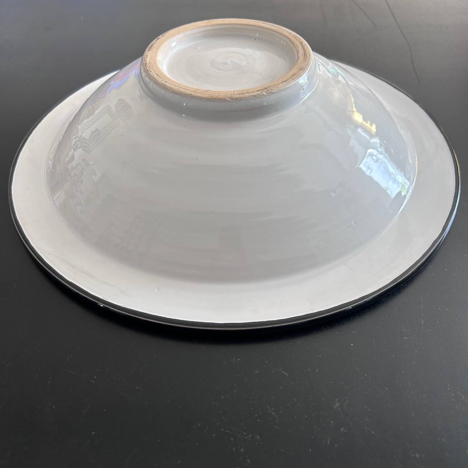 Large oriental hollow dish