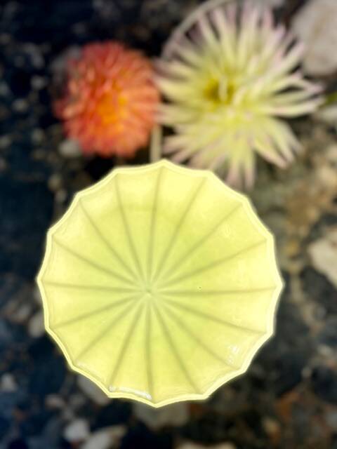 Art Deco lamp in uraline