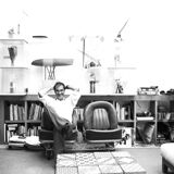 Pair of modernist wall lights, Pierre Lallemand / Moonlight "Cyclops" 1992