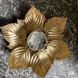 Wall light golden flower