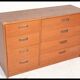 Commode en teck 8 tiroirs