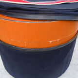Hermes hat box in a canvas cover