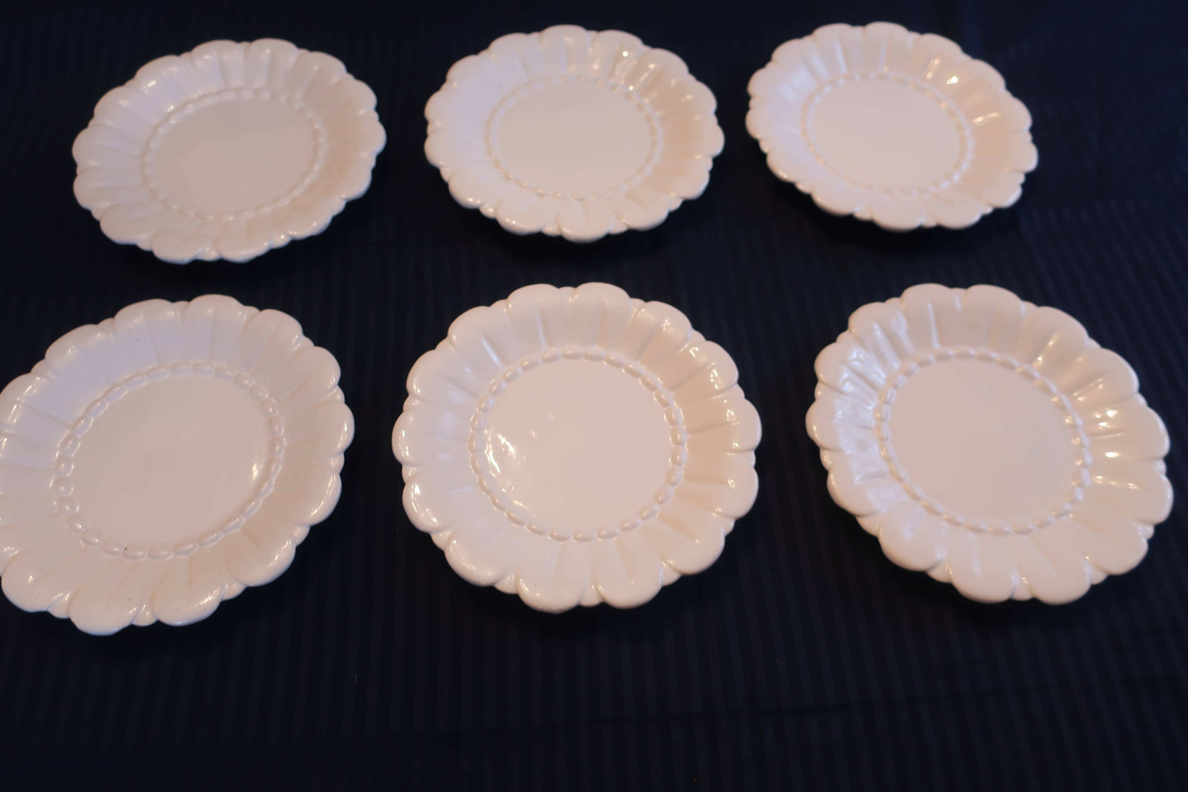 Louis Süe and André Mare Rare 6 ceramic faience Art Deco 1925 Lallemant