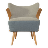 Merveilleux fauteuil bicolore des années 1950