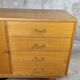 Scandinavian compass foot dresser