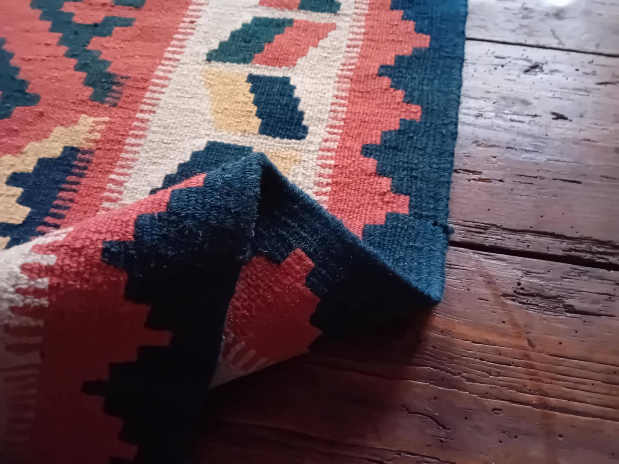 Handmade Afghan Kilim 185x127cm