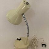 60s cream and chrome desk or bedside lamp
