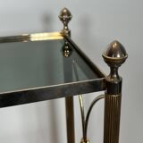 Neoclassical style silver-plated metal shelf attributed to the Jansen company