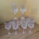 12 small glasses 12 cl "Lonchamp" Cristal d'Arques Vintage