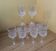 12 small glasses 12 cl "Lonchamp" Cristal d'Arques Vintage