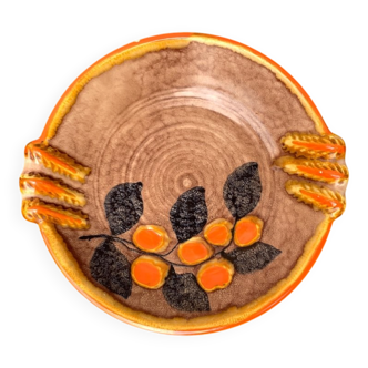 Corbeille à fruits en céramique allemande vintage de Zeller Keramik