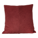 Coussin velours côtelé chevron