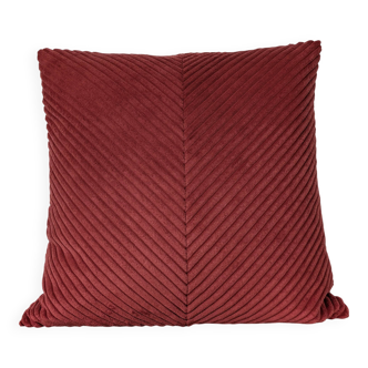 Chevron corduroy cushion