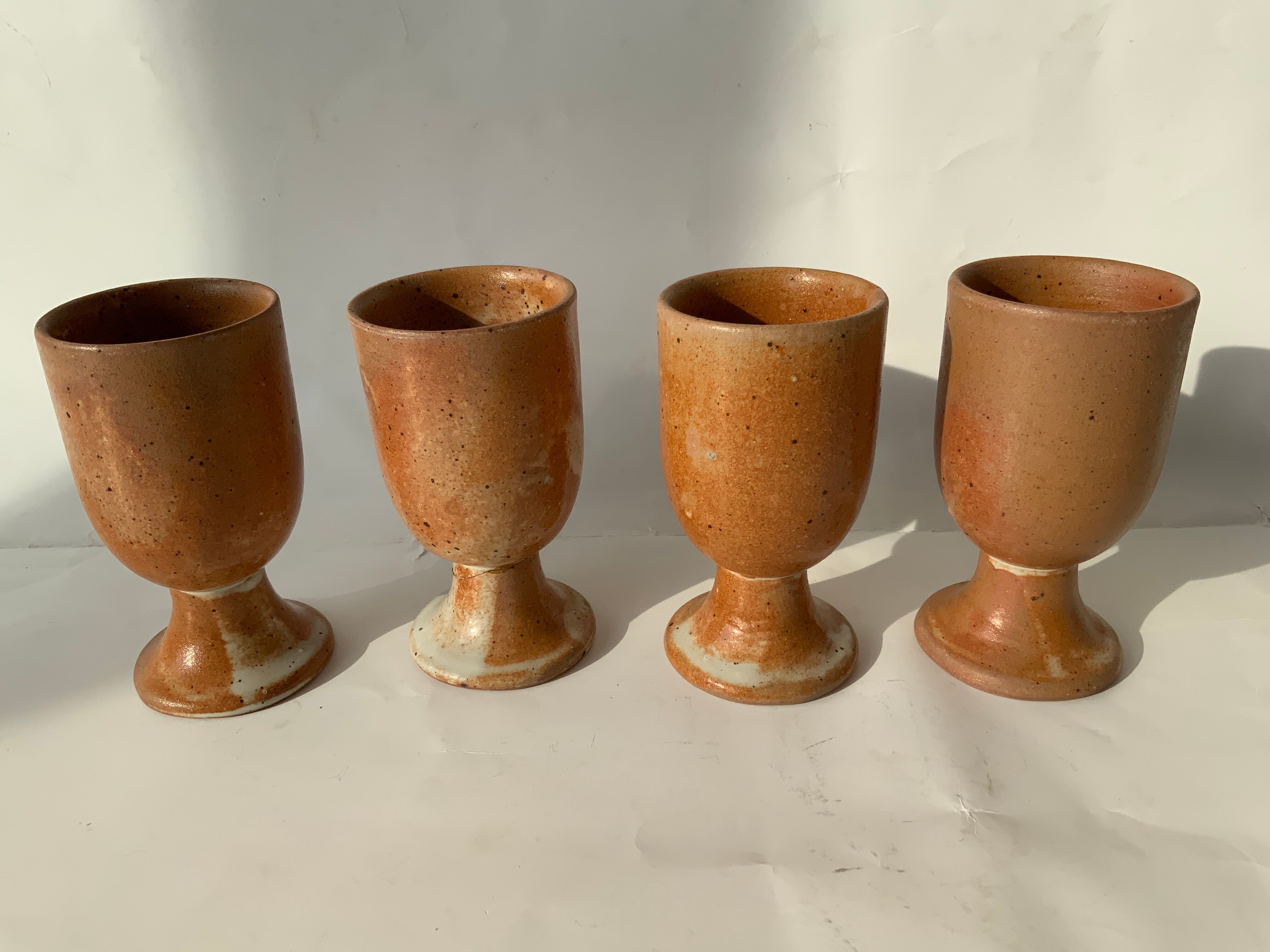 Selency x Monoprix Croisé Laroche pink stoneware mugs