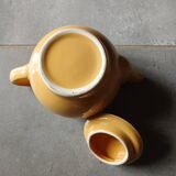 Ocher yellow teapot