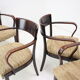 Lot de 4 chaises H-224 par Jindřich Halabala, Tchécoslovaquie 1930