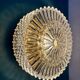 Vintage glass moulded globe wall/ceiling light.