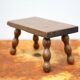 Wooden stool, small beaded foot stool, plant holder