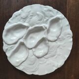 Oyster plate 19th century porcelain Haviland & Co Limoges France