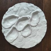 Oyster plate 19th century porcelain Haviland & Co Limoges France