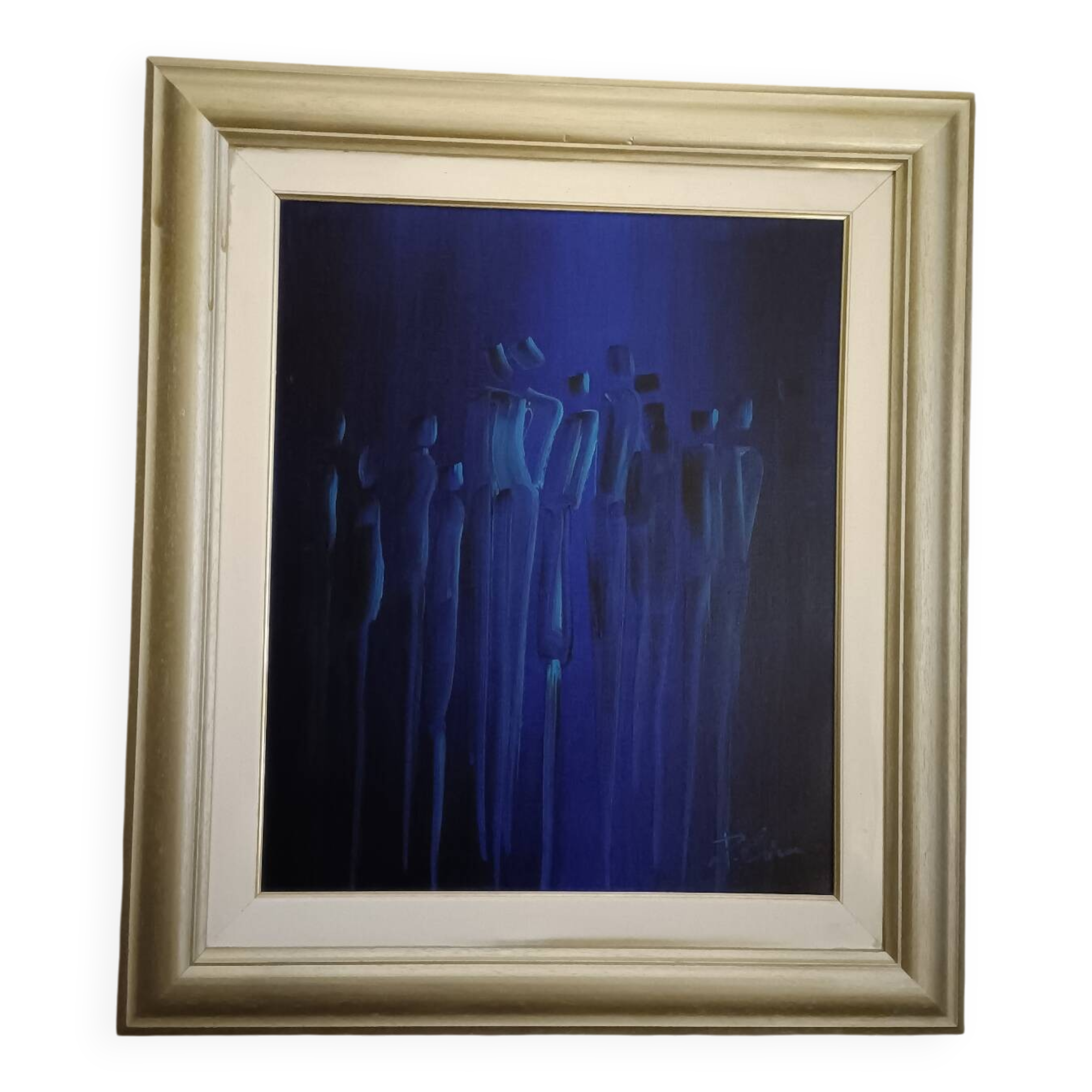 Painting, oil on canvas signed