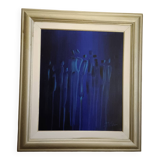 Painting, oil on canvas signed