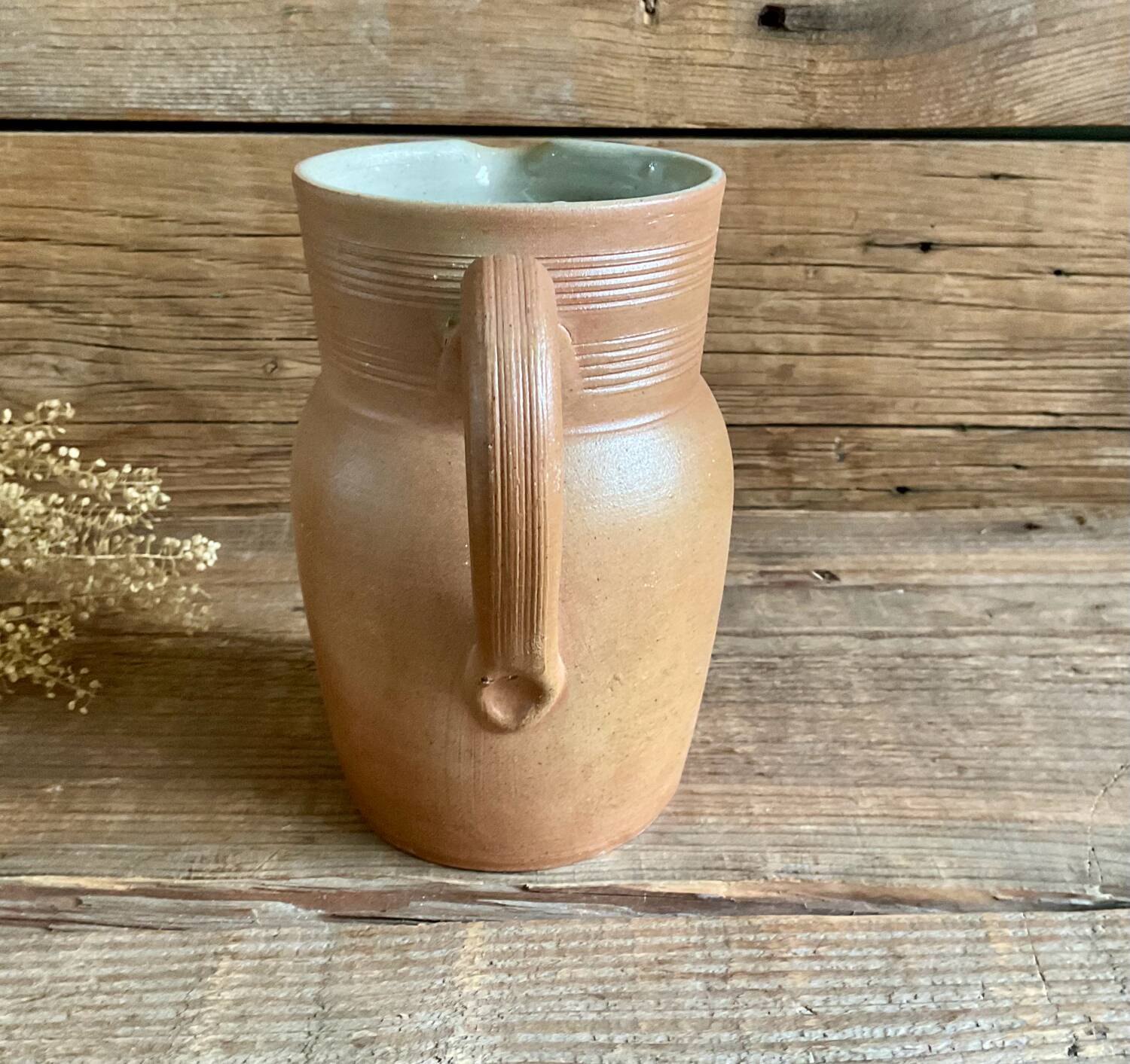 Stoneware pitcher from Berry France