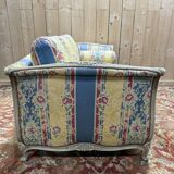 Canapé réchampi de style Louis XV