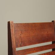 Set of 4 Dutch Hague School oak dining chairs, 1925-1935