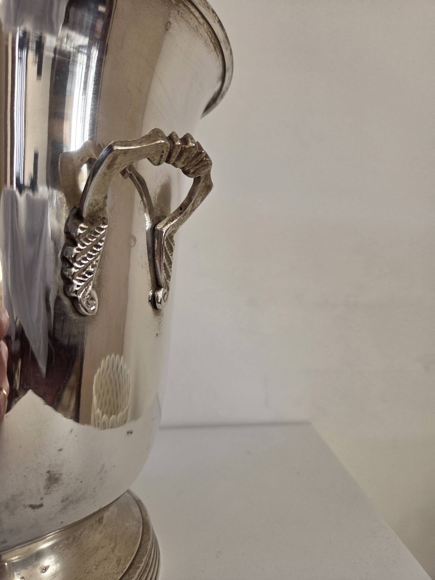 Silver-plated champagne bucket