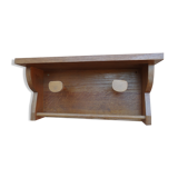 Vintage Scandinavian wall coat rack