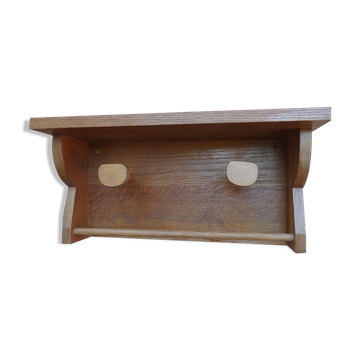 Vintage Scandinavian wall coat rack