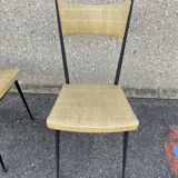 4 chairs Vintage Colette Gueden
