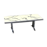 Vintage chrome and bakelite coffee table