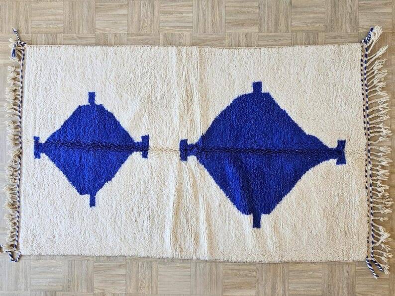 Handmade Beni Ouraine rug, size 150 x 250 cm