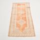 3x6 Pastel Orange Vintage Runner RugRug For Hallway,Turkish Runner,87x178cm