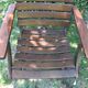fauteuil pliant herlag en bois vintage  1950