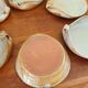 6 enamelled sandstone cups