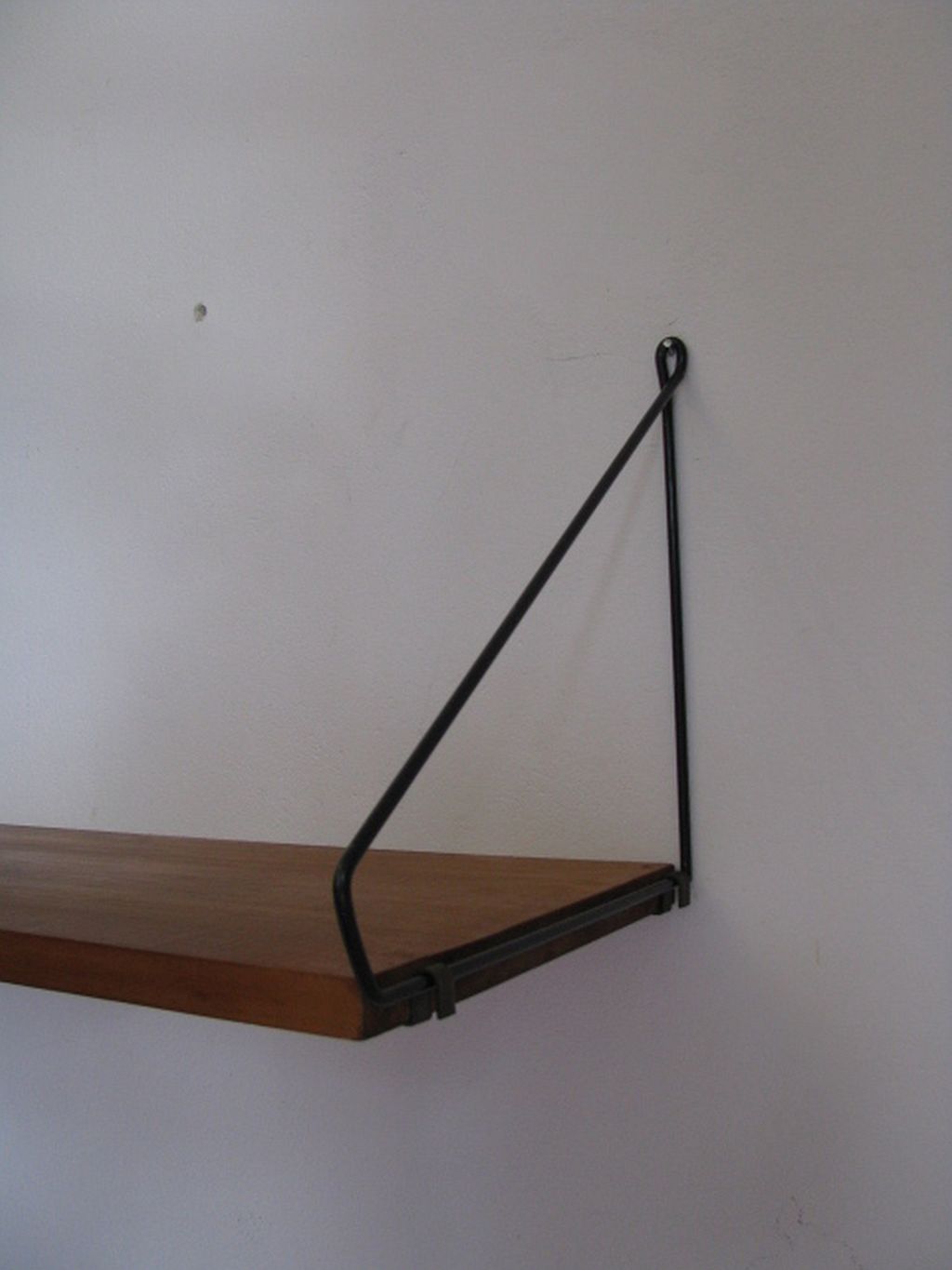 Étagère murale vintage bois 1960