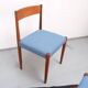 4 Danish Mid-Century style dining chairs | Teak | Kvadrat fabric
