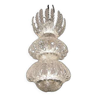 Large venetian murano glass chandelier 1940’s barovier & toso