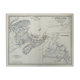 Antique Map of Canada (Eastern Sheet) circa 1869 Keith Johnston Royal Atlas Hand coloured map
