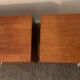 Pair of Scandinavian bedside tables from the 60s in teak