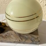 Vintage bird art deco lamp