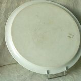 Plat l.bernardaud en porcelaine de limoges enluminés a la main