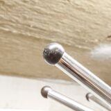 Manail holder parrot metal chrome industrial 1960