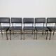 Pali Dining Chairs and Table by Louis van Teeffelen for Wébé, 1960s, Set of 6